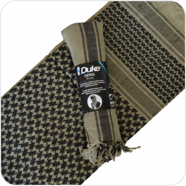 Shemagh Black & Khaki - Image 2