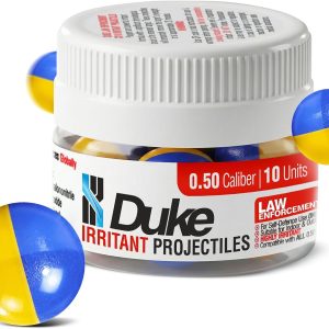 Duke LE CS10 Irritant, 50 Caliber Projectiles